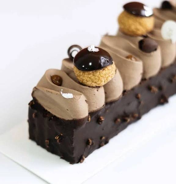 Double Chocolate Log Cake