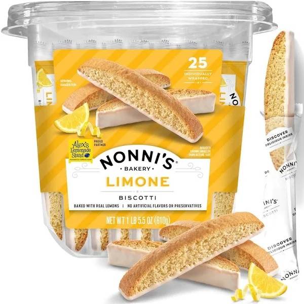 Nonni's Limone Biscotti