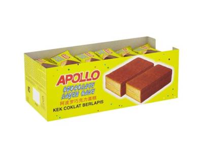 Apollo Chocolate Layer Cake 18 g × 24 pcs
