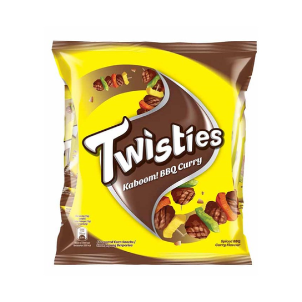TWISTIES BBQ CURRY MULTI PACK (13 g × 8s)