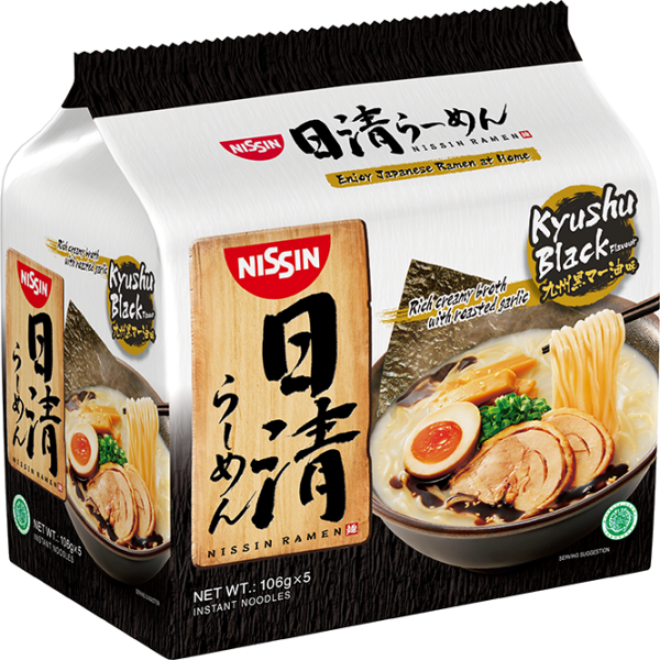 Nissin Japanese Ramen Kyushu Black